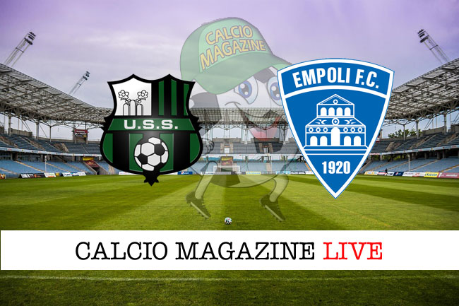 Sassuolo Empoli cronaca diretta risultato live