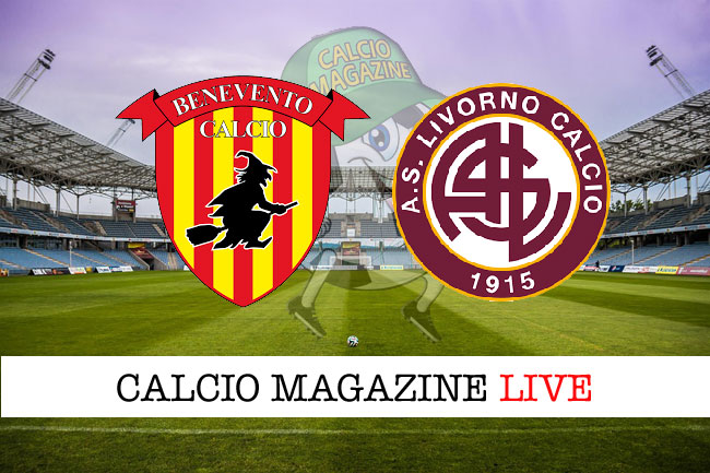 Benevento Livorno cronaca diretta risultato tempo reale