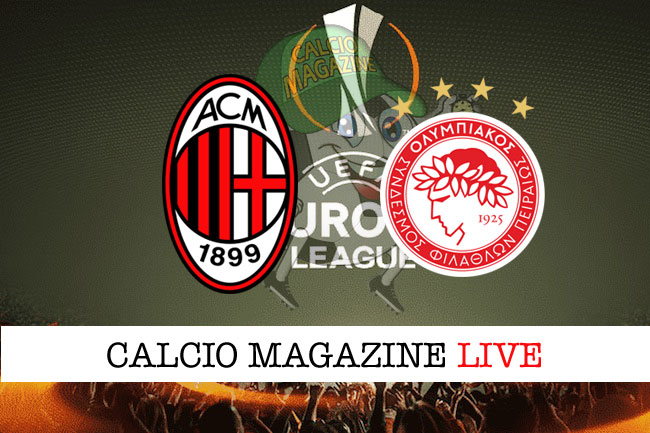 Milan Olympiakos live cronaca risultato tempo reale