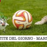 partite del giorno martedi