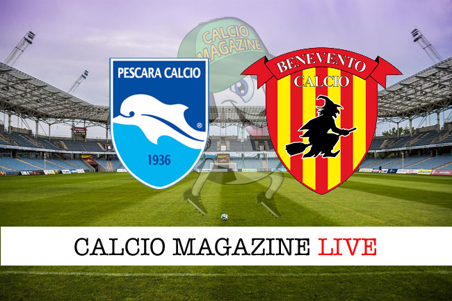 Pescara Benevento live cronaca risultato in tempo reale