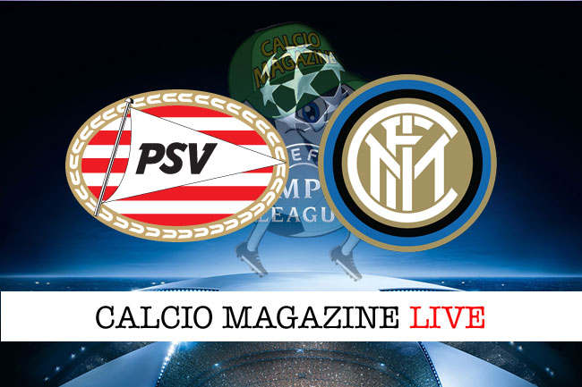 PSV Eindhoven Inter live cronaca risultato tempo reale