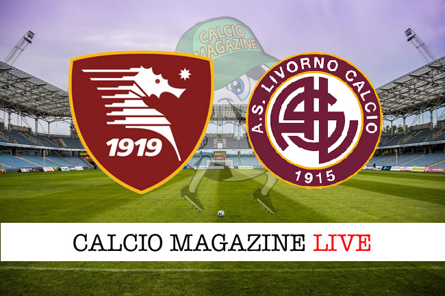 Salernitana Livorno cronaca diretta risultato in tempo reale