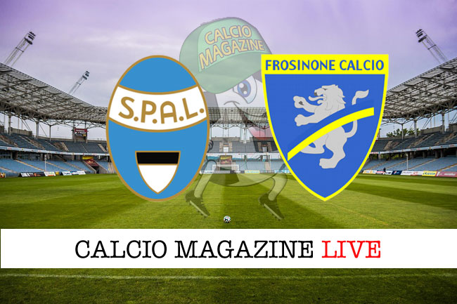 Spal Frosinone cronaca diretta risultato in tempo reale