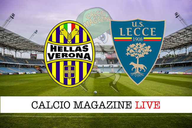 Verona Lecce live cronaca risultato tempo reale