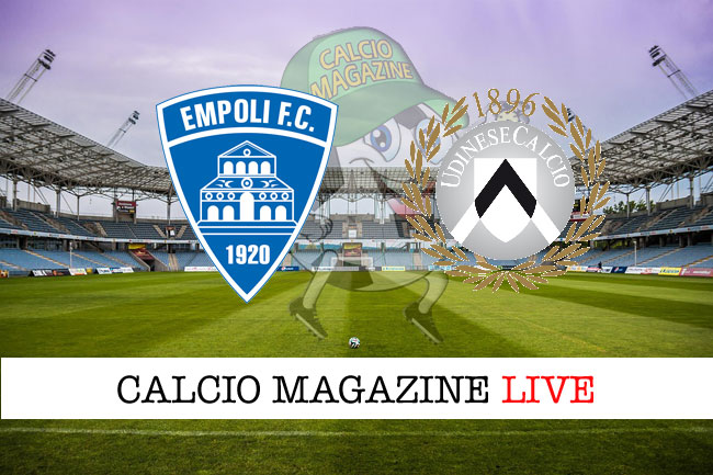 Empoli - Udinese 2-1, il tabellino