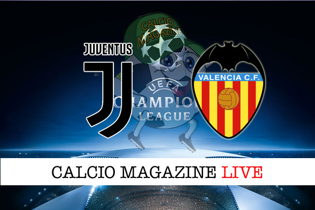 Juventus Valencia cronaca diretta live risultato tempo reale