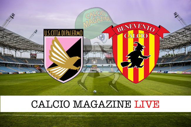 Palermo Benevento cronaca diretta live risultato in tempo reale