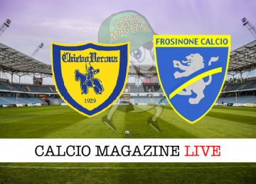 Chievo Frosinone cronaca diretta risultato in campo reale