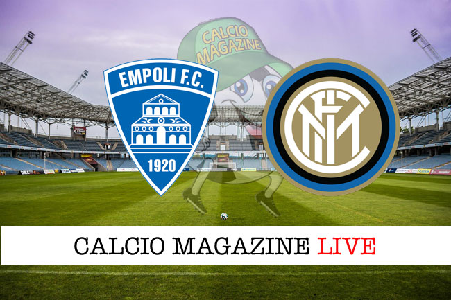 Empoli Inter cronaca diretta risultato in campo reale