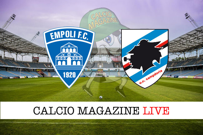 Empoli - Sampdoria, le formazioni ufficiali