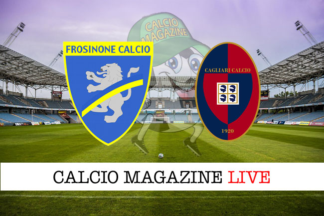 Frosinone Cagliari cronaca diretta live risultato in tempo reale