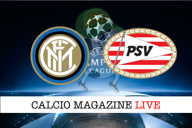 Inter PSV cronaca diretta live risultato tempo reale