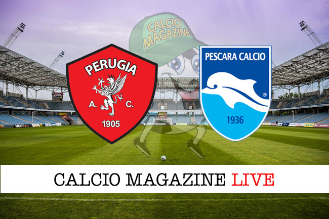 Perugia Pescara cronaca diretta live risultato in tempo reale