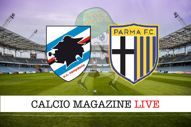 Sampdoria Parma cronaca diretta risultato tempo reale