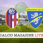 Bologna Frosinone cronaca diretta live risultato in campo reale