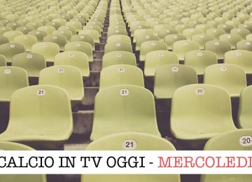 calcio in tv mercoledì