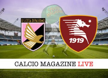 Palermo Salernitana cronaca diretta risultato in campo reale