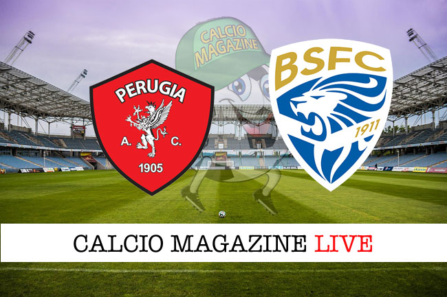 Perugia Brescia cronaca diretta live risultato in campo reale