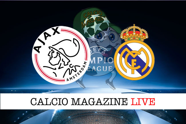 Ajax Real Madrid cronaca diretta live risultato in tempo reale