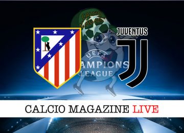 Atletico Madrid Juventus cronaca diretta live risultato in tempo reale