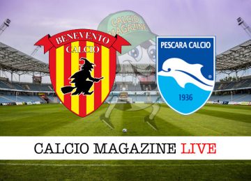 Benevento Pescara cronaca diretta live risultato in tempo reale