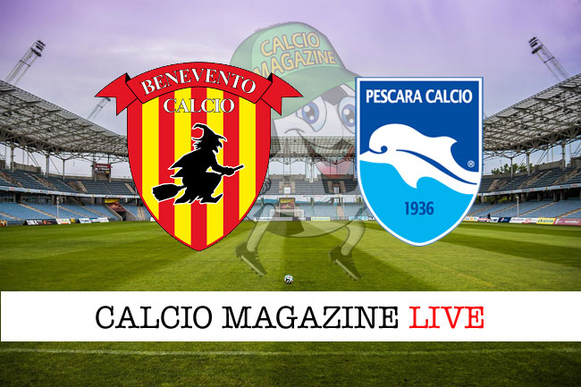 Benevento Pescara cronaca diretta live risultato in tempo reale