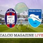 Crotone Pescara cronaca diretta live risultato in tempo reale