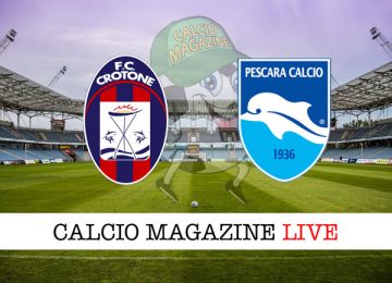 Crotone Pescara cronaca diretta live risultato in tempo reale