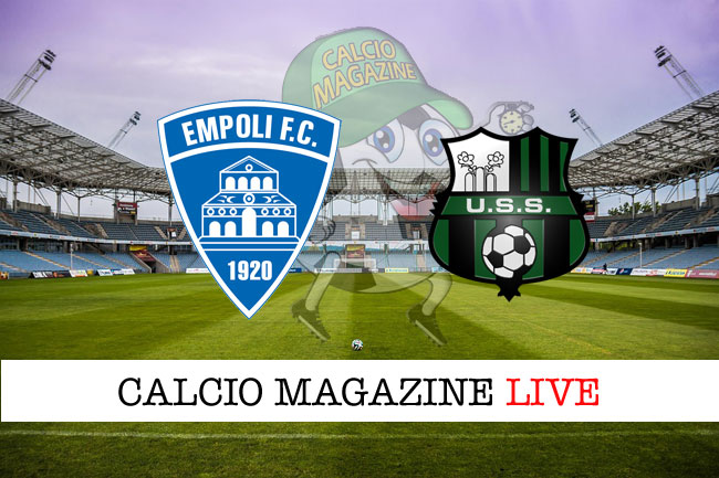 Empoli Sassuolo cronaca diretta live risultato in tempo reale