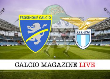 Frosinone Lazio cronaca diretta live risultato in campo reale