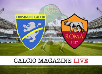 Frosinone Roma cronaca diretta live risultato in tempo reale