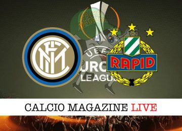 Inter Rapid Vienna cronaca diretta live risultato in tempo reale