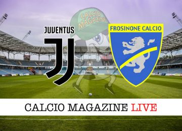 Juventus Frosinone cronaca diretta live risultato in tempo reale