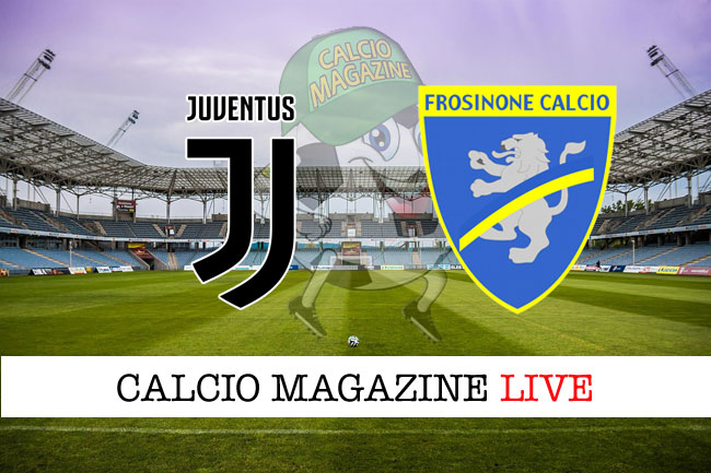 Juventus Frosinone cronaca diretta live risultato in tempo reale