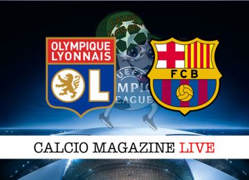 Lione Barcellona cronaca diretta live risultato in tempo reale