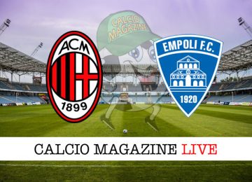 Milan Empoli cronaca diretta live risultato in tempo reale