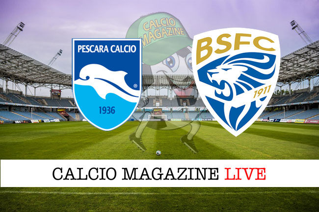 Pescara Brescia cronaca diretta live risultato in campo reale