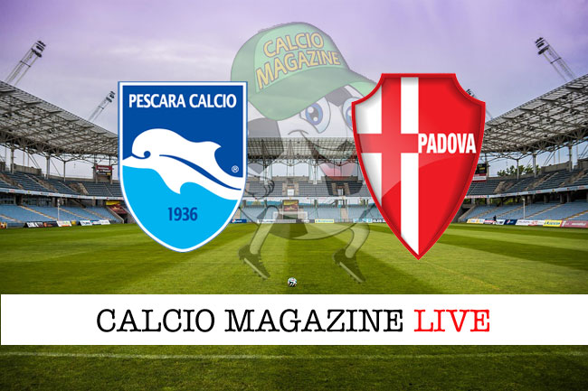 Pescara Padova cronaca diretta live risultato in tempo reale