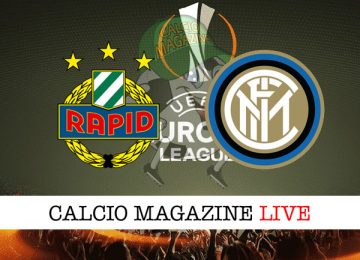 Rapid Vienna Inter cronaca diretta live risultato in tempo reale