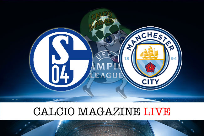 Shalke04 Manchester City cronaca diretta live risultato in tempo reale