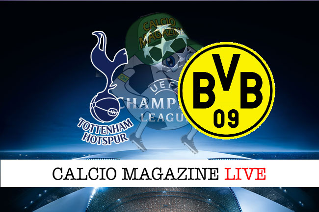 Tottenham Borussia Dortmund cronaca diretta live risultato in tempo reale