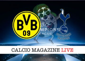 Borussia Dortmund Tottenham cronaca diretta live risultato in tempo reale