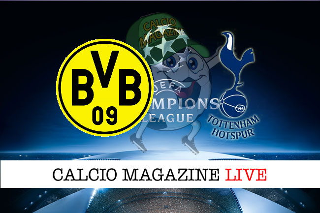 Borussia Dortmund Tottenham cronaca diretta live risultato in tempo reale