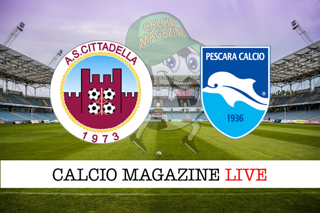 Cittadella Pescara cronaca diretta live risultato in tempo reale