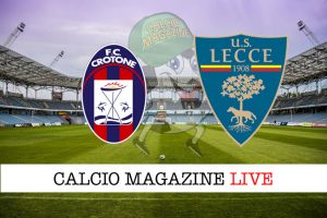 Crotone Lecce cronaca diretta live risultato in tempo reale