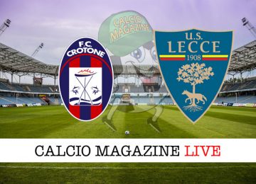 Crotone Lecce cronaca diretta live risultato in tempo reale