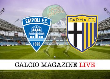 Empoli Parma cronaca diretta live risultato in tempo reale