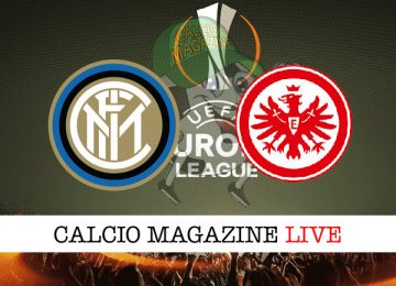 Inter Eintracht Francoforte cronaca diretta live risultato in tempo reale