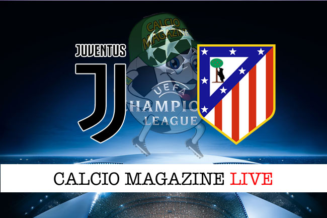 Juventus Atletico Madrid cronaca diretta live risultato in tempo reale